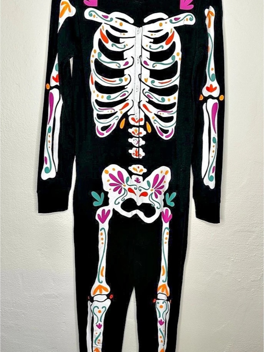 Old Navy Day of the Dead Skeleton Union Suit Costume - Picture 2 of 5
